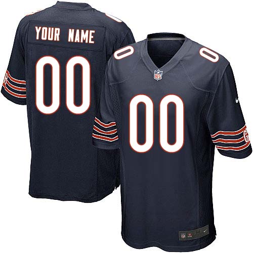 Nike Chicago Bears Customized Navy Blue Stitched Youth NFL Jersey